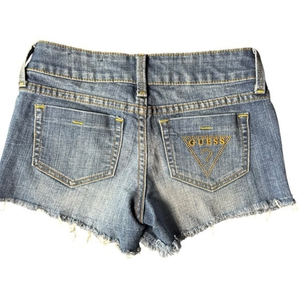 Video clip 😍 Y2K Guess Low Rise embellished back pocket Shorts Vintage